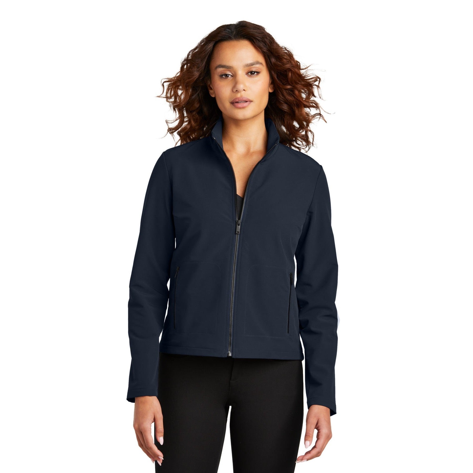 Mercer+Mettle-Mercer+Mettle® Women's Stretch Soft Shell Jacket MM7103-MedTech-3